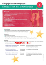 "Bald ist es so weit, dann ist Weihnachtszeit!" - Noten und Spielanregungen Download