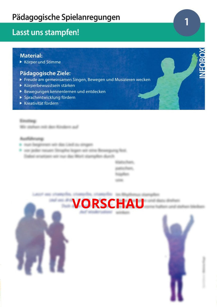 "Lasst uns stampfen" - Noten und Spielanregungen Download