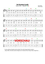 "Im bunten Laub" - Noten und Spielanregungen Download