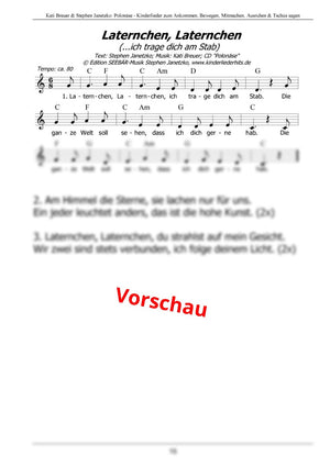 "Laternchen, Laternchen" - Noten Download