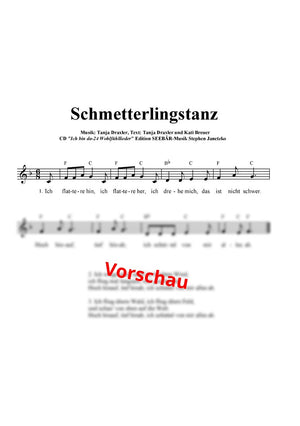 "Schmetterlingstanz" - Noten Download