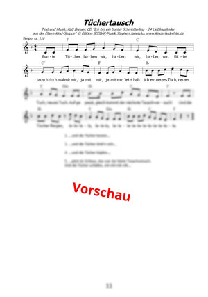 "Tüchertausch" - Noten Download