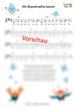"Die Regentropfen tanzen" - Noten Download