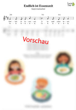 "Endlich ist Essenszeit" - Noten Download