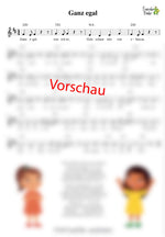 "Ganz egal" - Noten Download