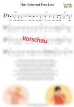 "Herr Leise und Frau Laut" - Noten Download