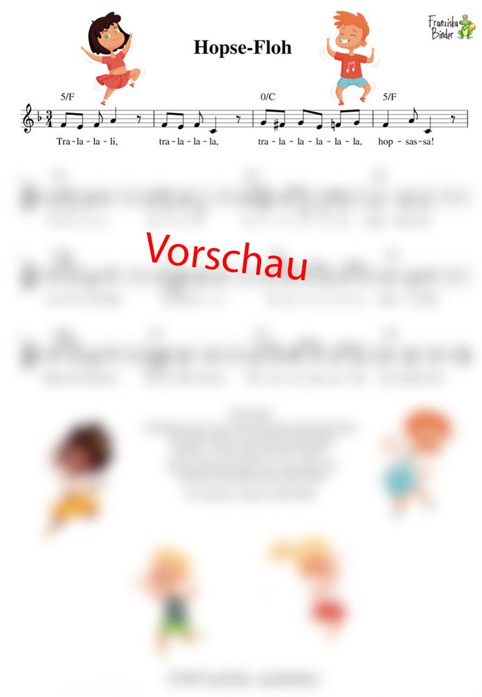 "Hopse-Floh" - Noten Download
