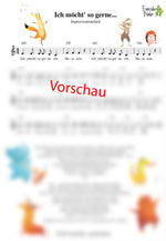"Ich möcht so gerne" - Noten Download