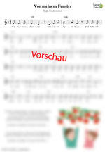 "Vor meinem Fenster" - Noten Download