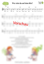 "Wer sitzt da auf dem Klo?" - Noten Download