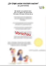 "Ein Vogel wollte Hochzeit machen als Laternenlied" - PDF Download