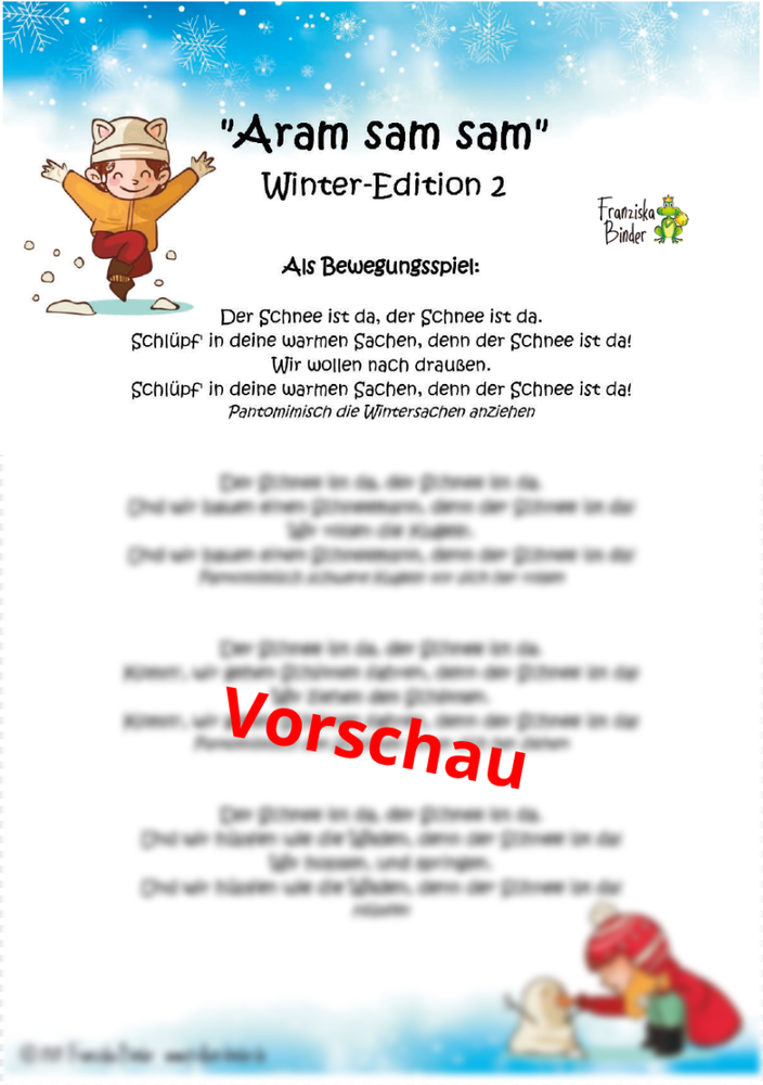 "Aram sam sam als Winter-Edition 2" - PDF Download