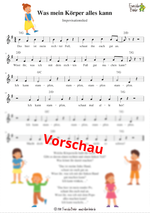 "Was mein Körper alles kann" - Noten Download