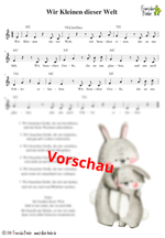 "Wir Kleinen dieser Welt" - Noten Download