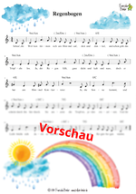 "Regenbogen" - Noten Download