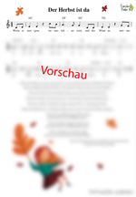 "Der Herbst ist da" - Noten Download