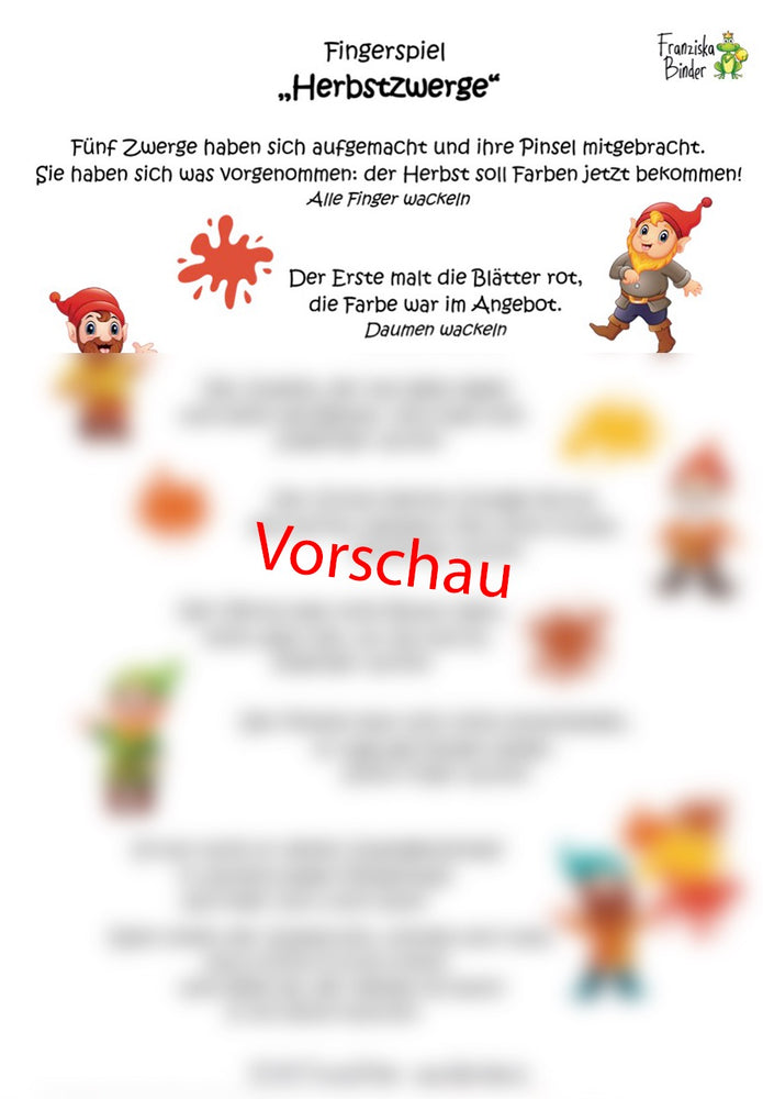 "Herbstzwerge" - PDF Download