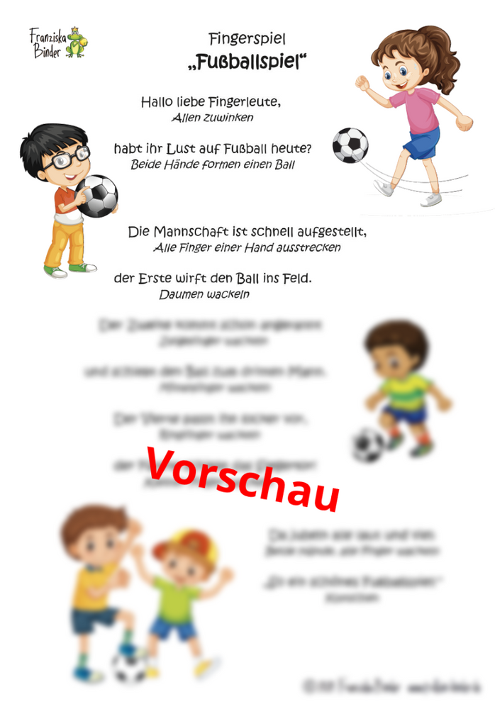 "Fußballspiel" - PDF Download