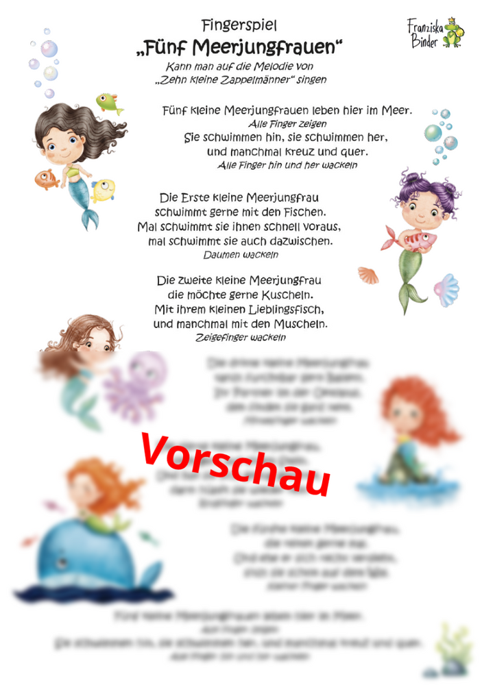 "Fünf Meerjungfrauen" - PDF Download