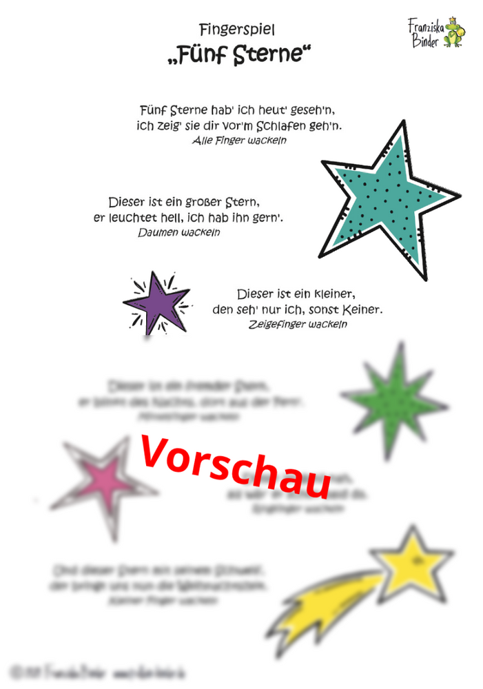 "Fünf Sterne" - PDF Download