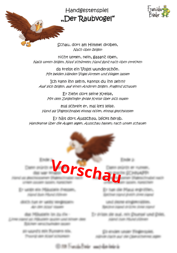 "Der Raubvogel" - PDF Download