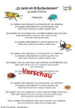 "Es tanzt ein Bi-Ba-Butzemann als Käfer-Fingerspiel" - PDF Download