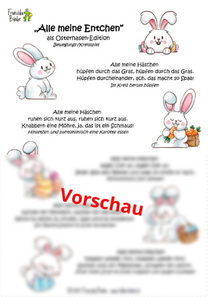 "Alle meine Entchen als Osterhasen-Edition" - PDF Download