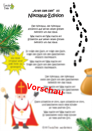 "Aram sam sam als Nikolaus-Edition" - PDF Download