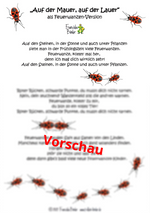 "Auf der Mauer, auf der Lauer als Feuerwanzenlied" - PDF Download