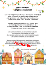 "Hänschen klein als Weihnachts-Edition" - PDF Download