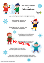 "Alle meine Fingerlein als Winter-Edition" - PDF Download