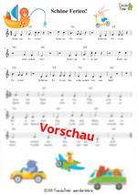"Schöne Ferien!" - Noten Download